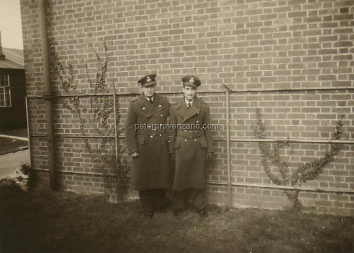 Peter Provenzano Photo Album Image_copy_013.jpg - From left to right: Paul Anderson and Peter Provenzano.  Fall of 1940.